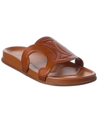 CELINE Celine Logo Leather Sandal