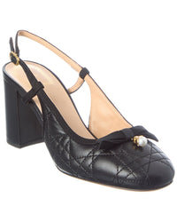 Dior 76 Leather Slingback Pump