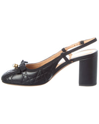 Dior 76 Leather Slingback Pump