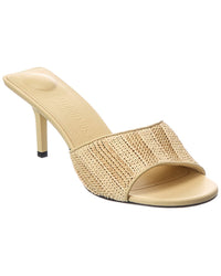 Jacquemus Jacquemus Cubisto Raffia & Leather Mule