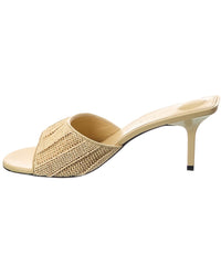 Jacquemus Jacquemus Cubisto Raffia & Leather Mule