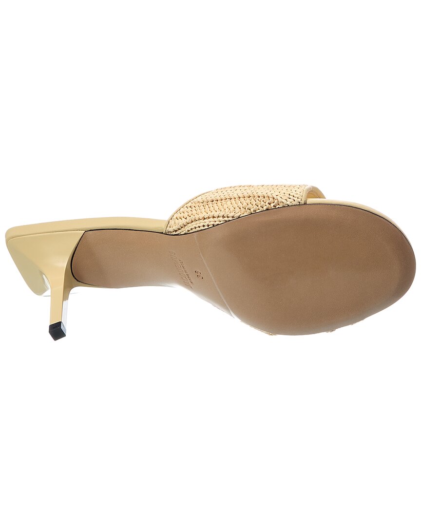 Jacquemus Jacquemus Cubisto Raffia & Leather Mule