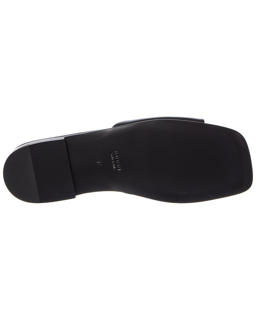 Gucci Gucci Double G Leather Sandal