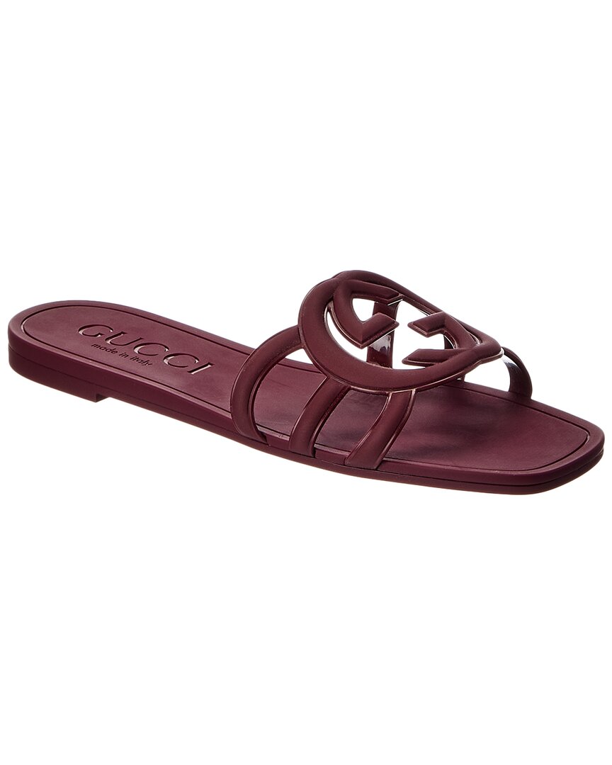 Gucci Gucci Interlocking G Rubber Sandal