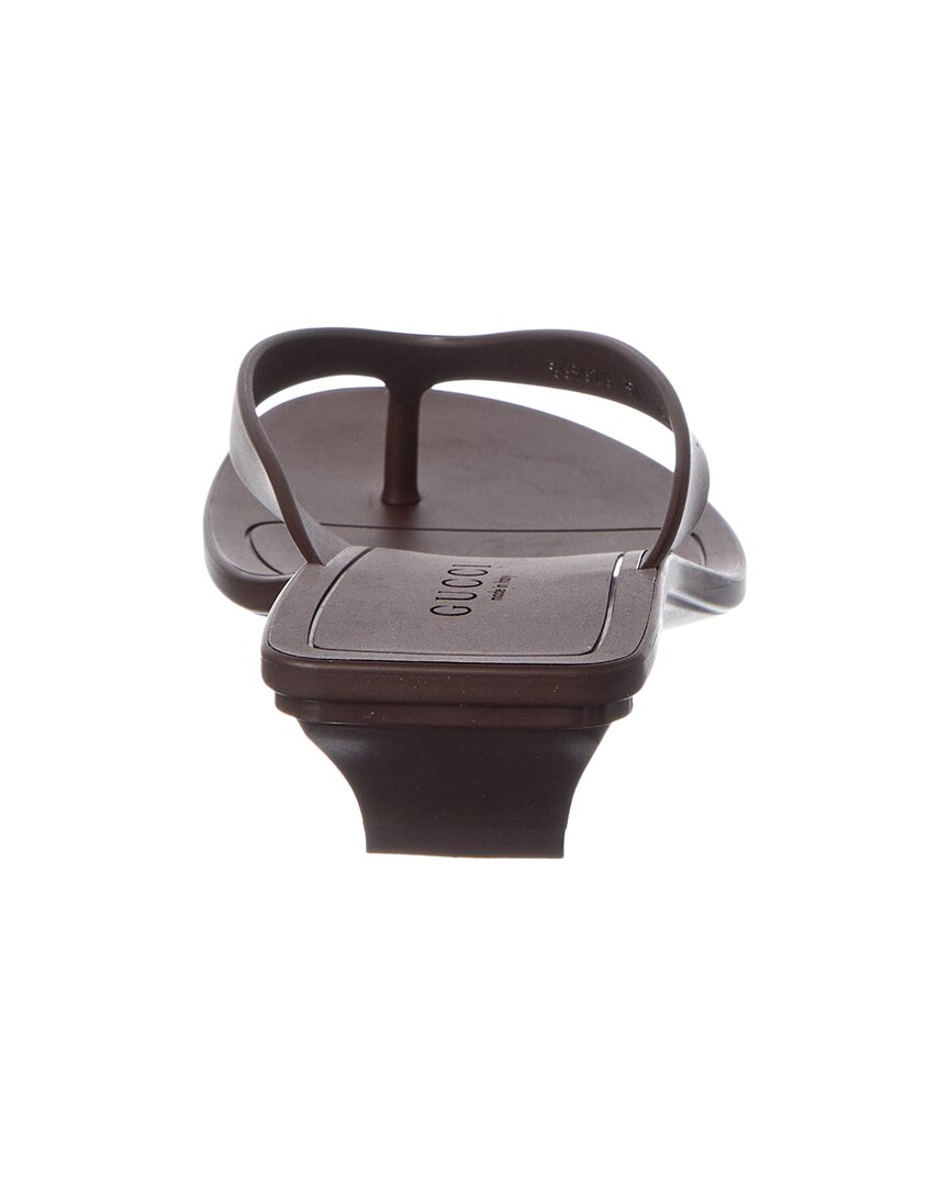 Gucci Gucci Vittoria Rubber Sandal