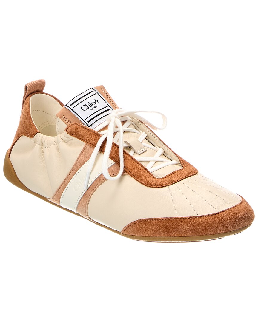 Chloé Chloé Kick Leather & Suede Sneaker