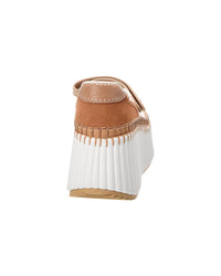 Chloé Chloé Nama Leather Wedge Sneaker