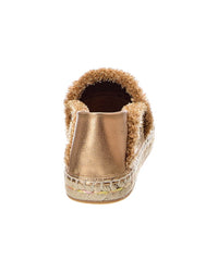 Jimmy Choo Jimmy Choo Avi Cotton & Leather Flat