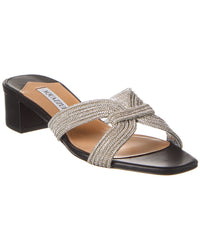 Aquazzura Aquazzura Crystal 35 Leather Sandal