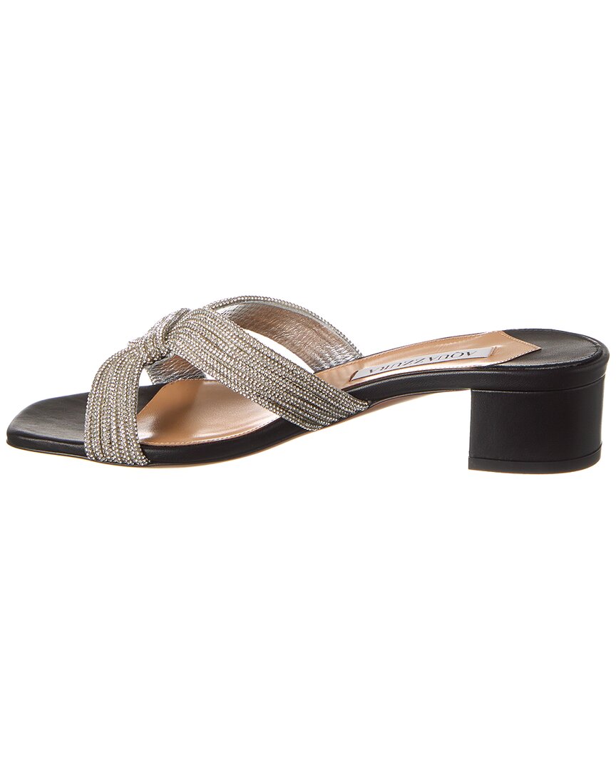 Aquazzura Aquazzura Crystal 35 Leather Sandal