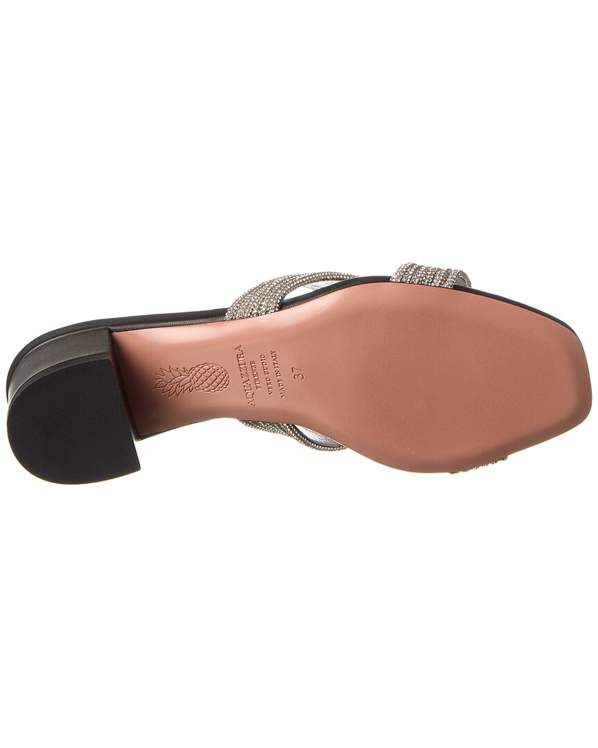 Aquazzura Aquazzura Crystal 35 Leather Sandal