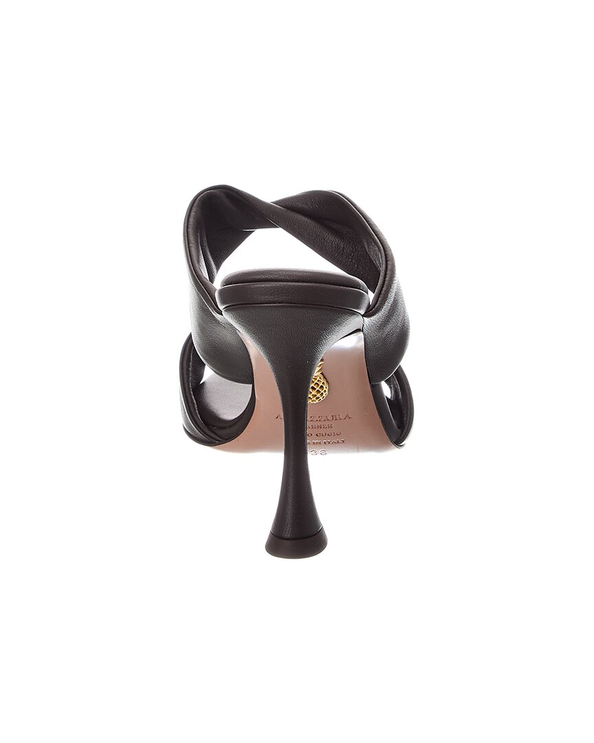 Aquazzura Twist 95 Leather Sandal