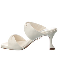 Aquazzura Twist 75 Leather Sandal