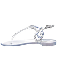 Aquazzura Aquazzura Almost Bare Crystal Jelly Sandal
