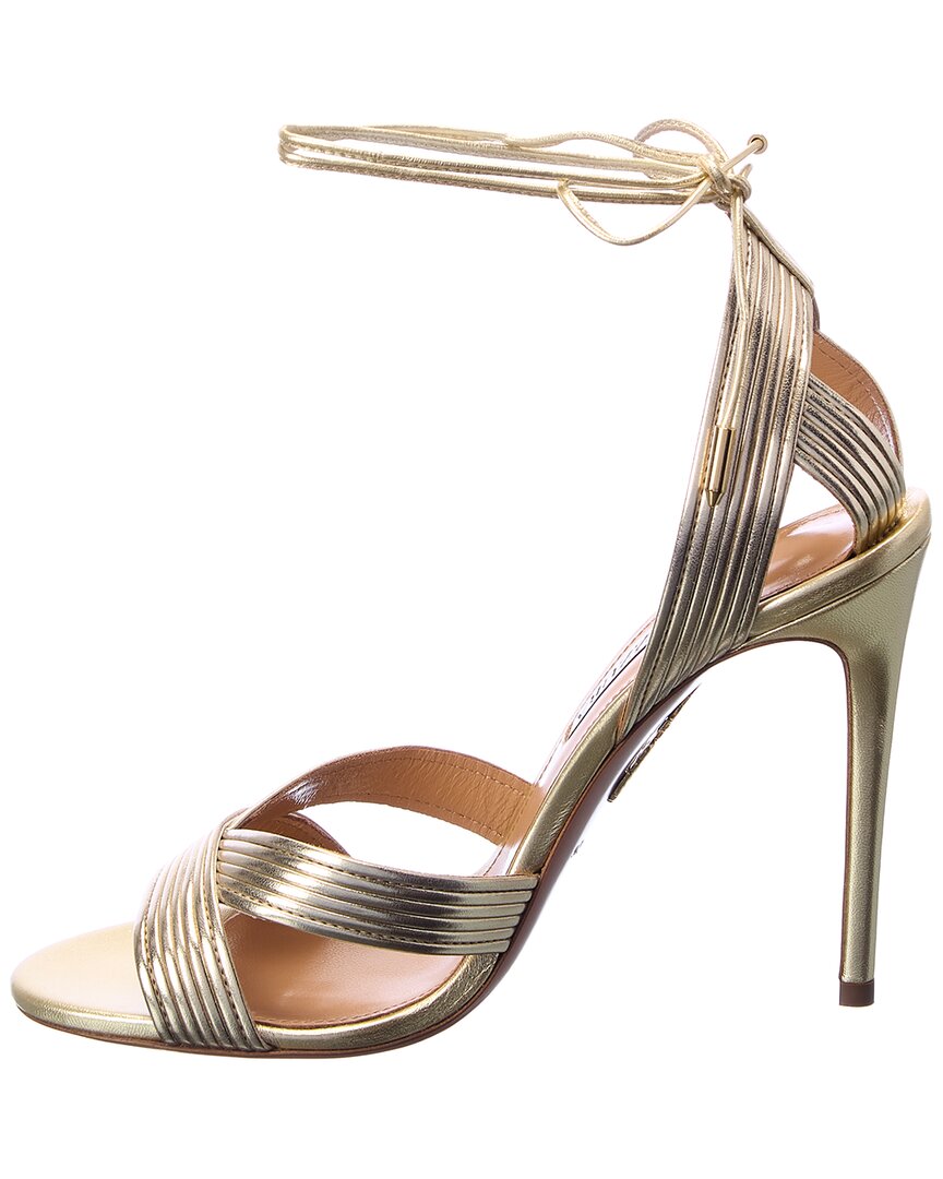 Aquazzura Aquazzura Ari 100 Leather Sandal