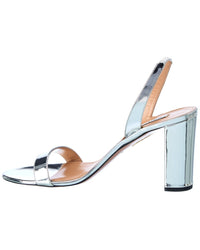 Aquazzura Aquazzura So Nude 85 Leather Slingback Sandal