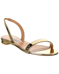 Aquazzura Aquazzura So Nude Leather Slingback Sandal