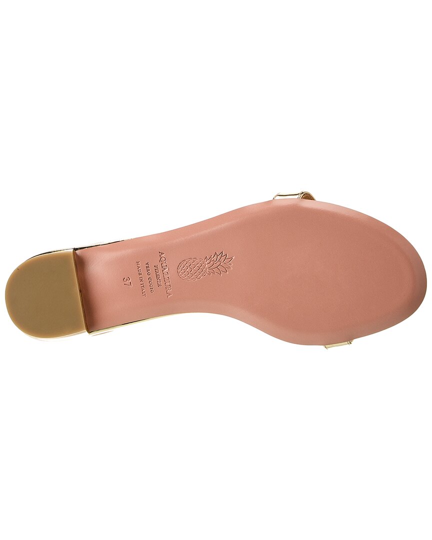 Aquazzura Aquazzura So Nude Leather Slingback Sandal