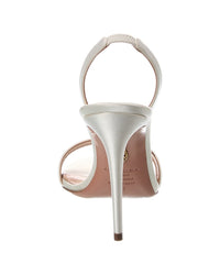 Aquazzura So Nude 105 Satin Slingback Sandal