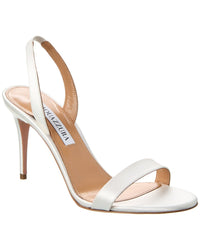 Aquazzura Aquazzura So Nude 85 Satin Slingback Sandal