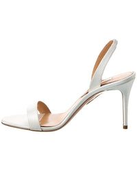Aquazzura Aquazzura So Nude 85 Satin Slingback Sandal