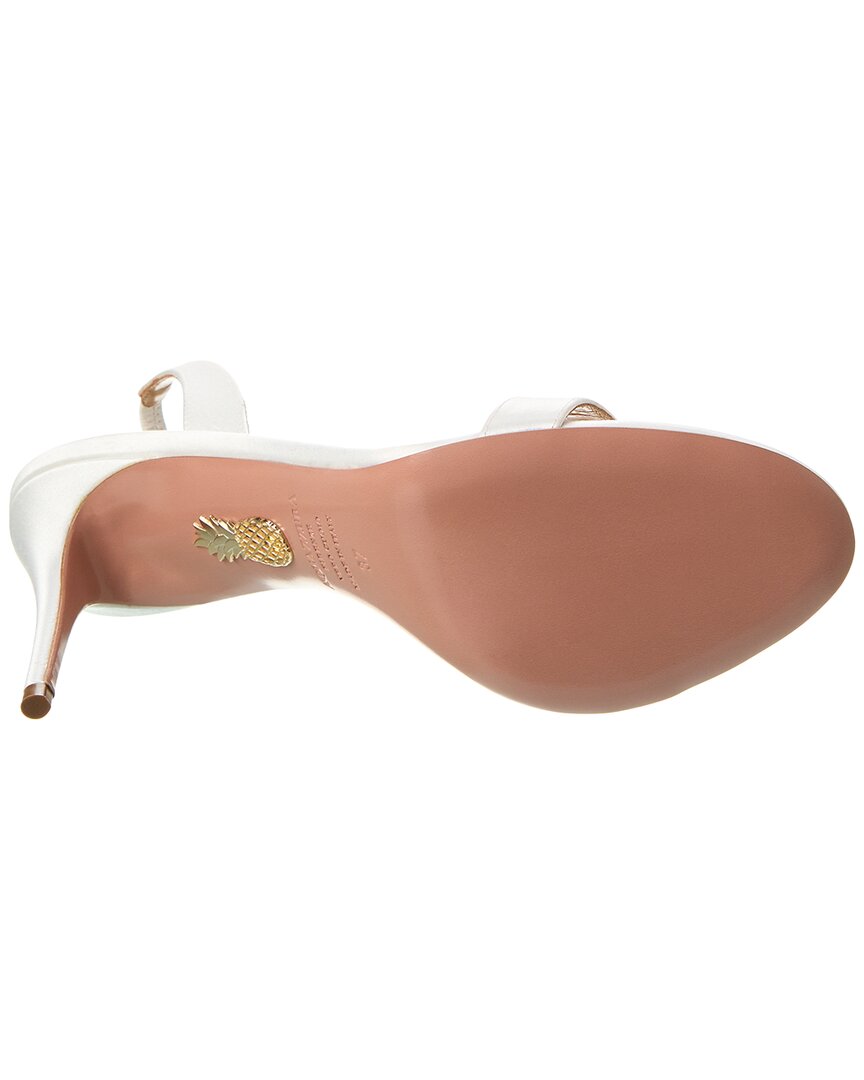 Aquazzura Aquazzura So Nude 85 Satin Slingback Sandal