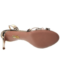 Aquazzura Tati 85 Leather Slingback Sandal