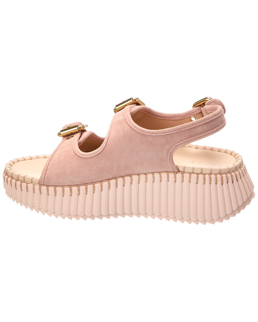 Chloé Chloé Nama Suede Sandal