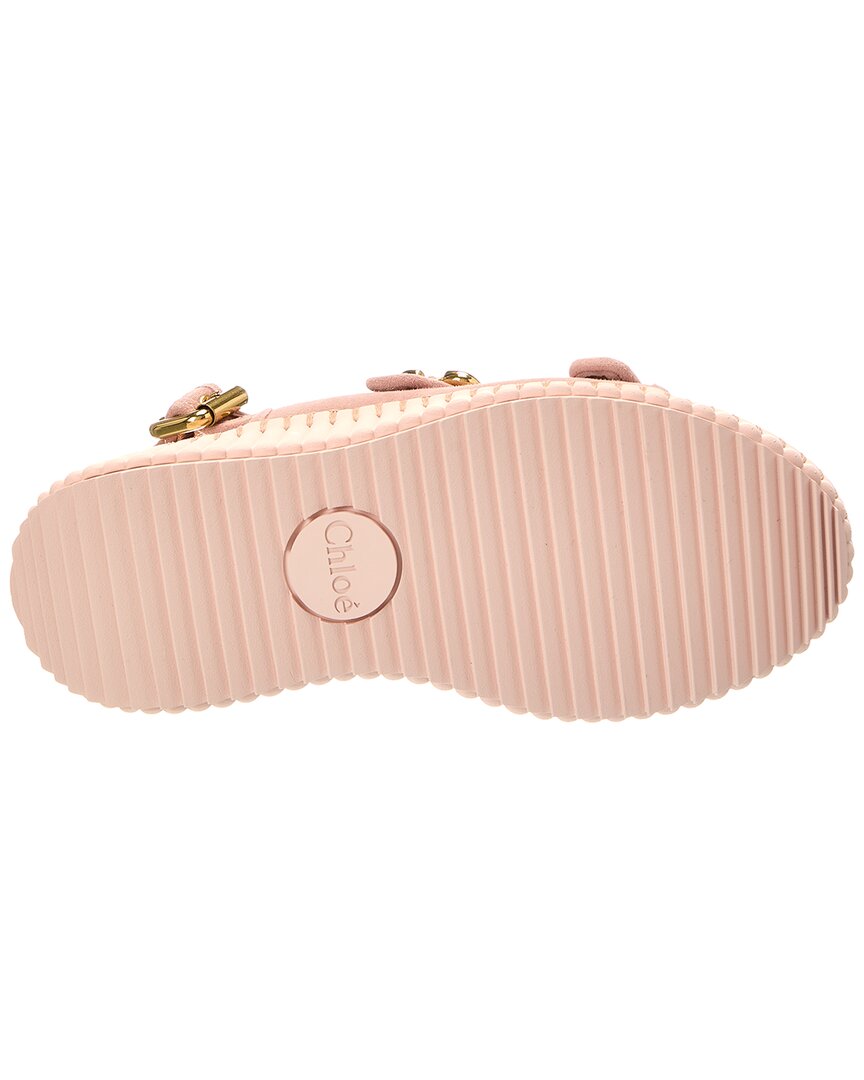Chloé Chloé Nama Suede Sandal