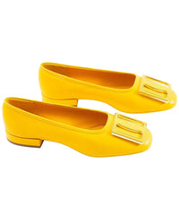 Ferragamo Ferragamo Logo Leather Ballet Flat