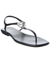 Gucci Gucci Interlocking G Patent Sandal
