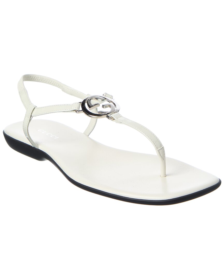Gucci Gucci Interlocking G Patent Sandal