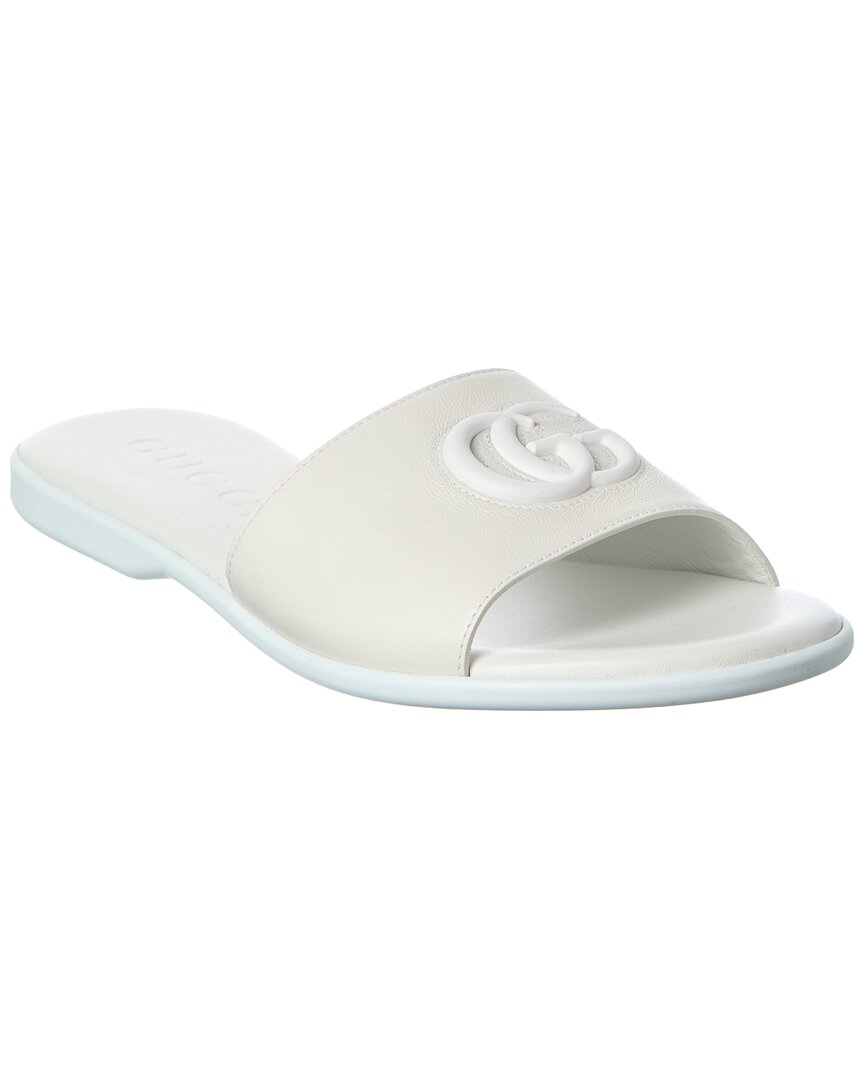 Gucci Double G Leather Sandal