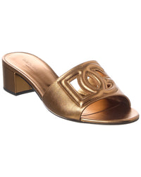 Dolce & Gabbana Dolce & Gabbana Mordore Leather Sandal