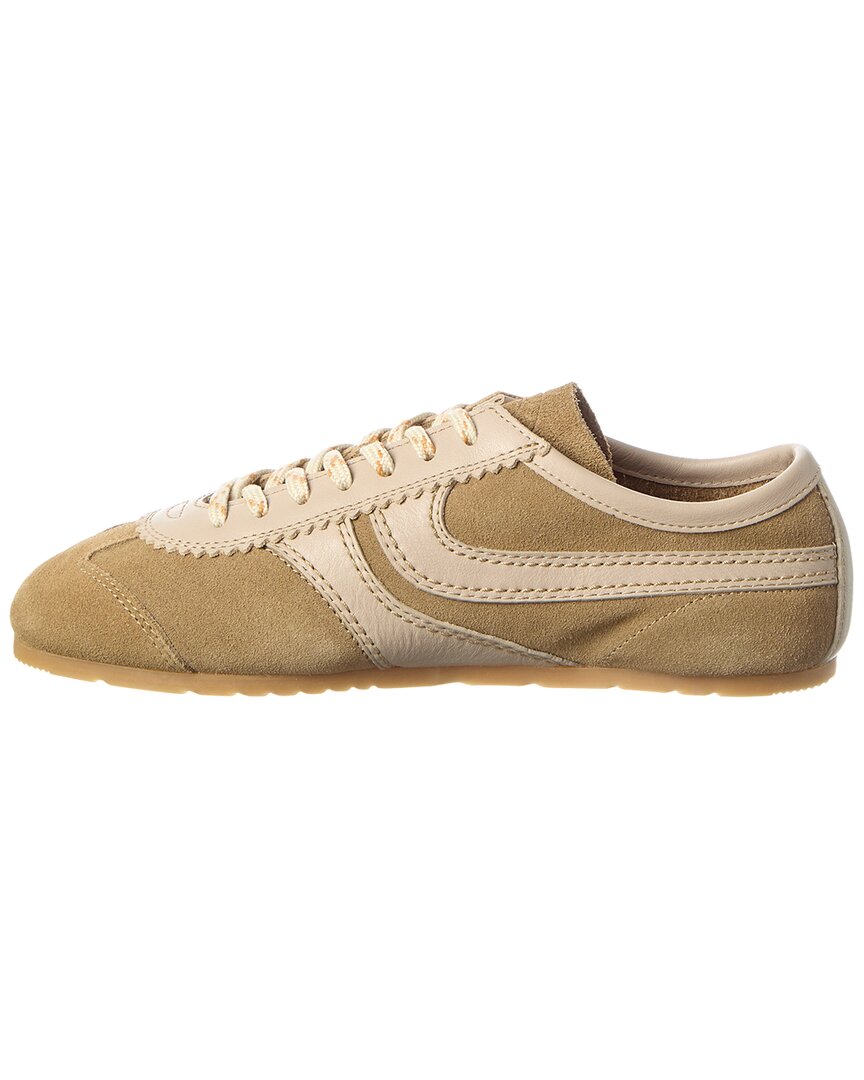 Dries Van Noten Dries Van Noten Suede & Leather Paneled Sneaker