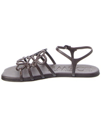Loewe Petal Anagram Leather Sandal