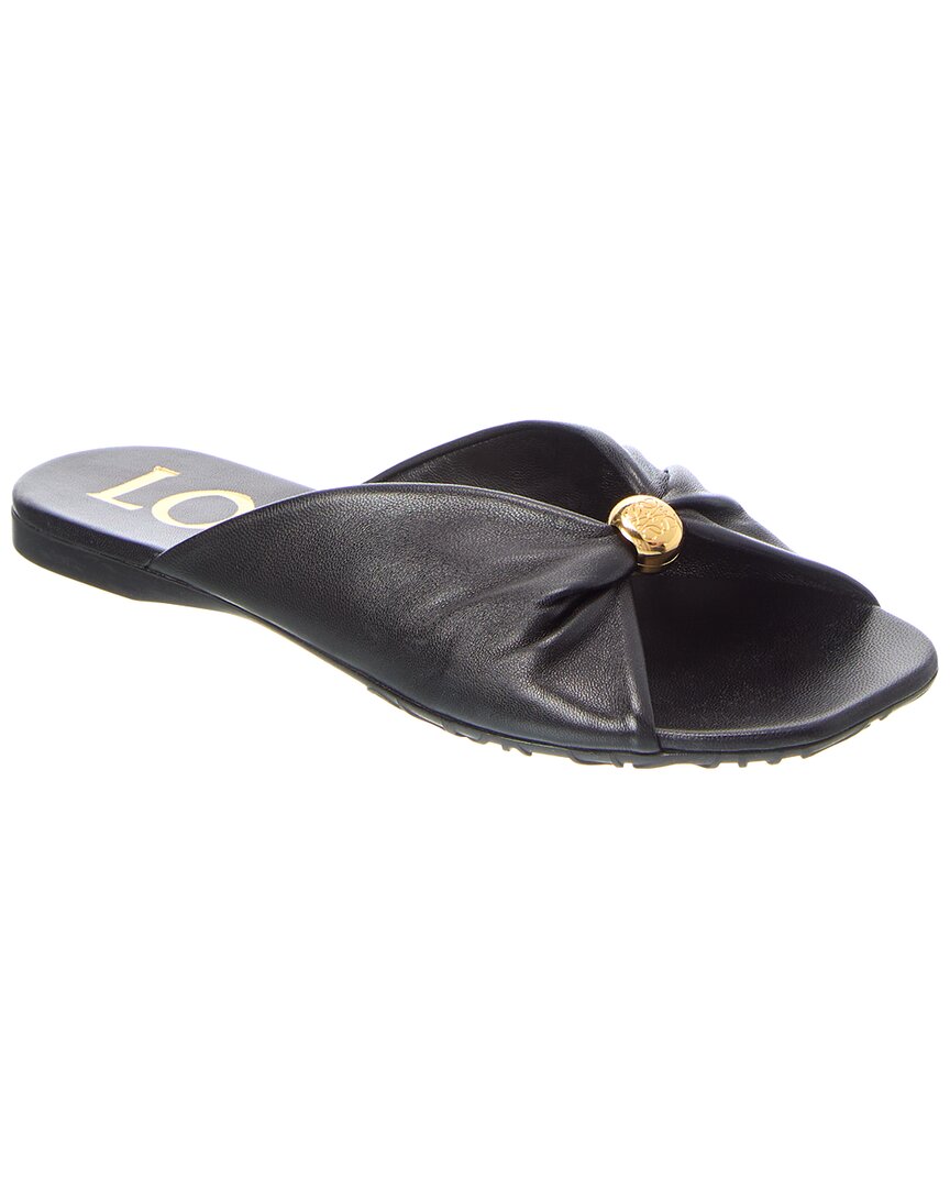 Loewe Loewe Pebble Soft Leather Slide
