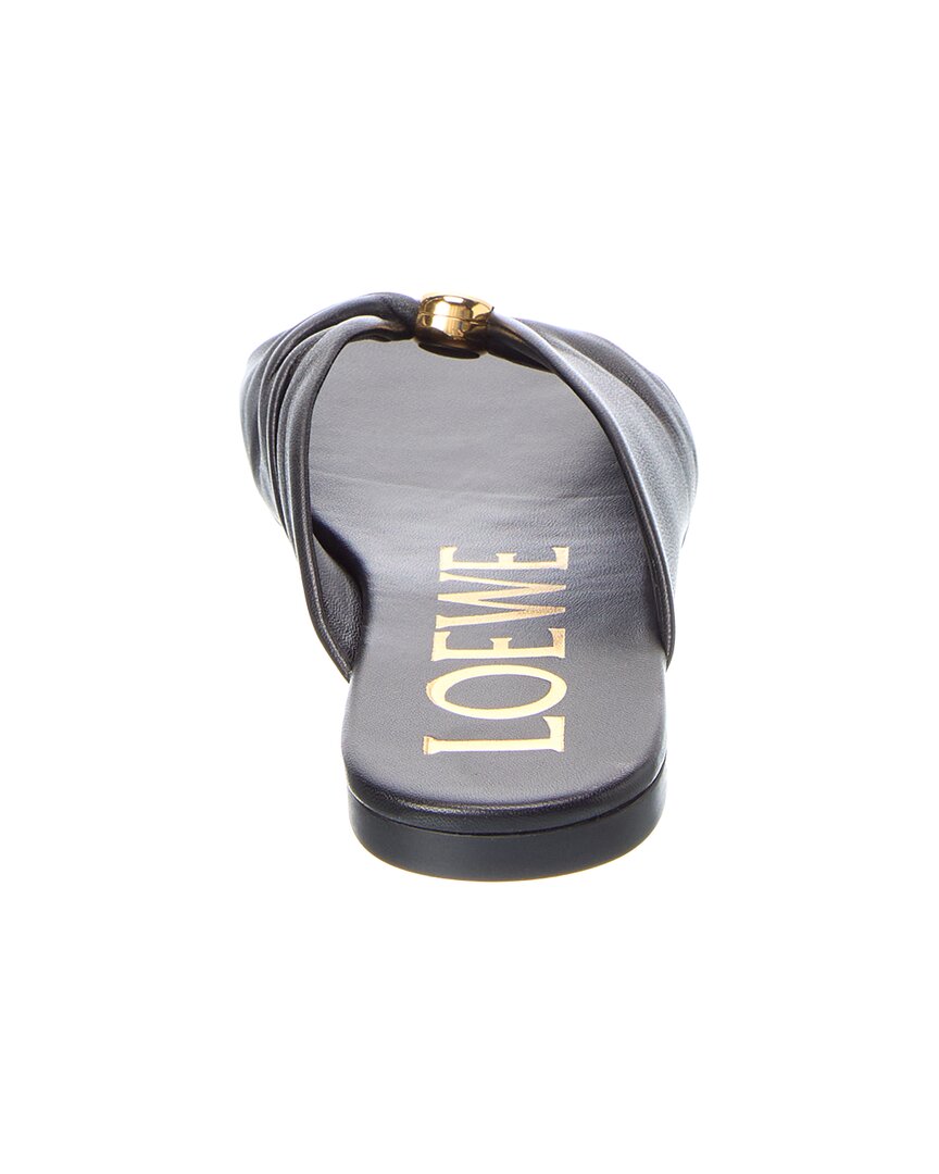 Loewe Loewe Pebble Soft Leather Slide