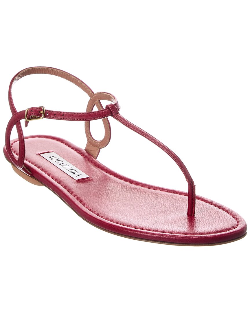 Aquazzura Almost Bare Leather Sandal