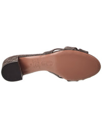 Aquazzura Nina 35 Twill Sandal