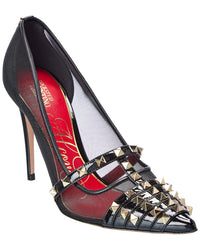 Valentino Valentino Rockstud Alcove 100 Patent & Mesh Pump