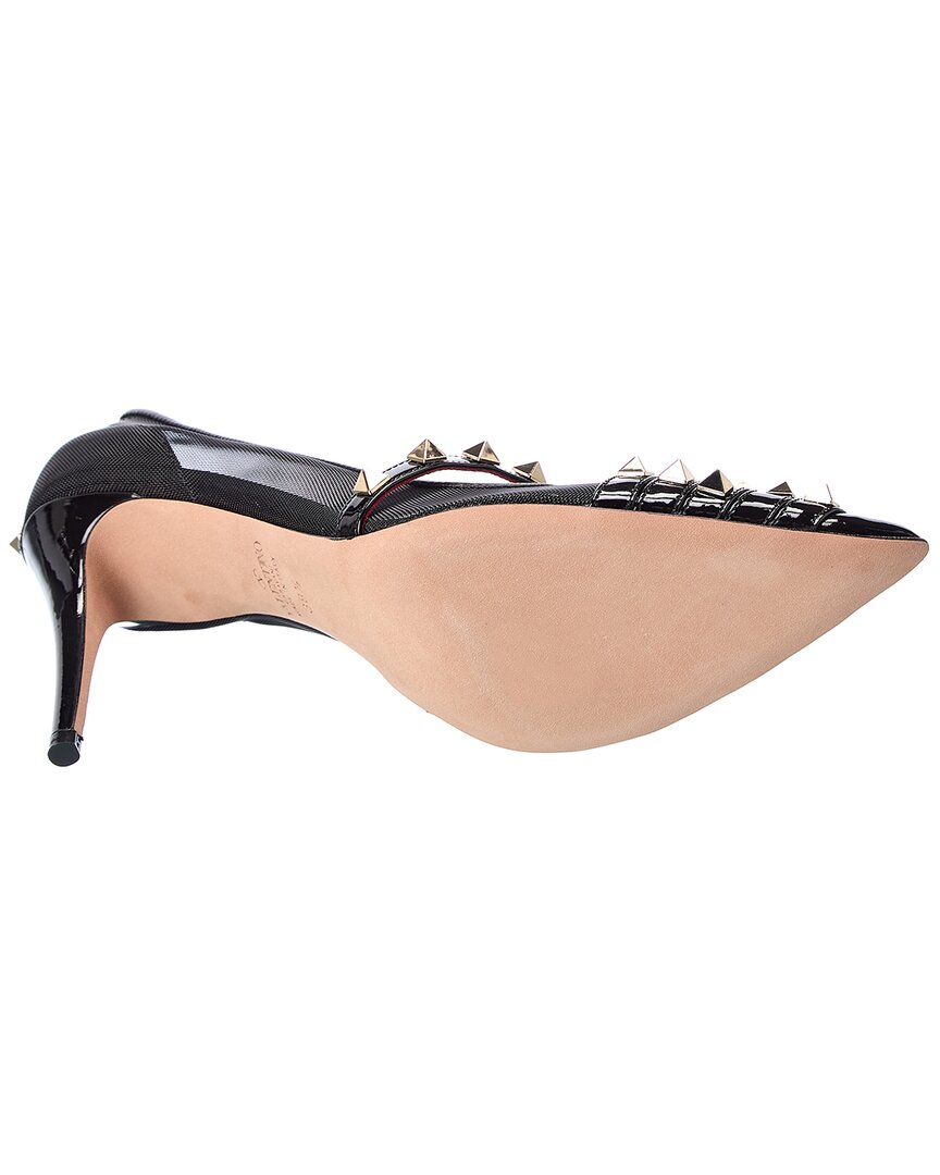 Valentino Valentino Rockstud Alcove 100 Patent & Mesh Pump