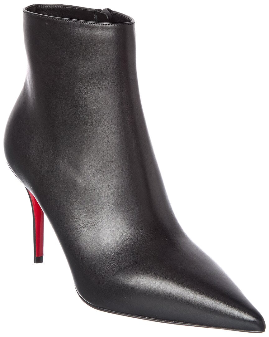 Christian Louboutin Christian Louboutin Miss Z 90 Leather Bootie