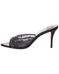 Christian Louboutin Christian Louboutin Miss Z Degrastrass 85 Mesh & Leather Mule