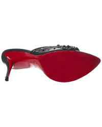 Christian Louboutin Christian Louboutin Miss Z Degrastrass 85 Mesh & Leather Mule