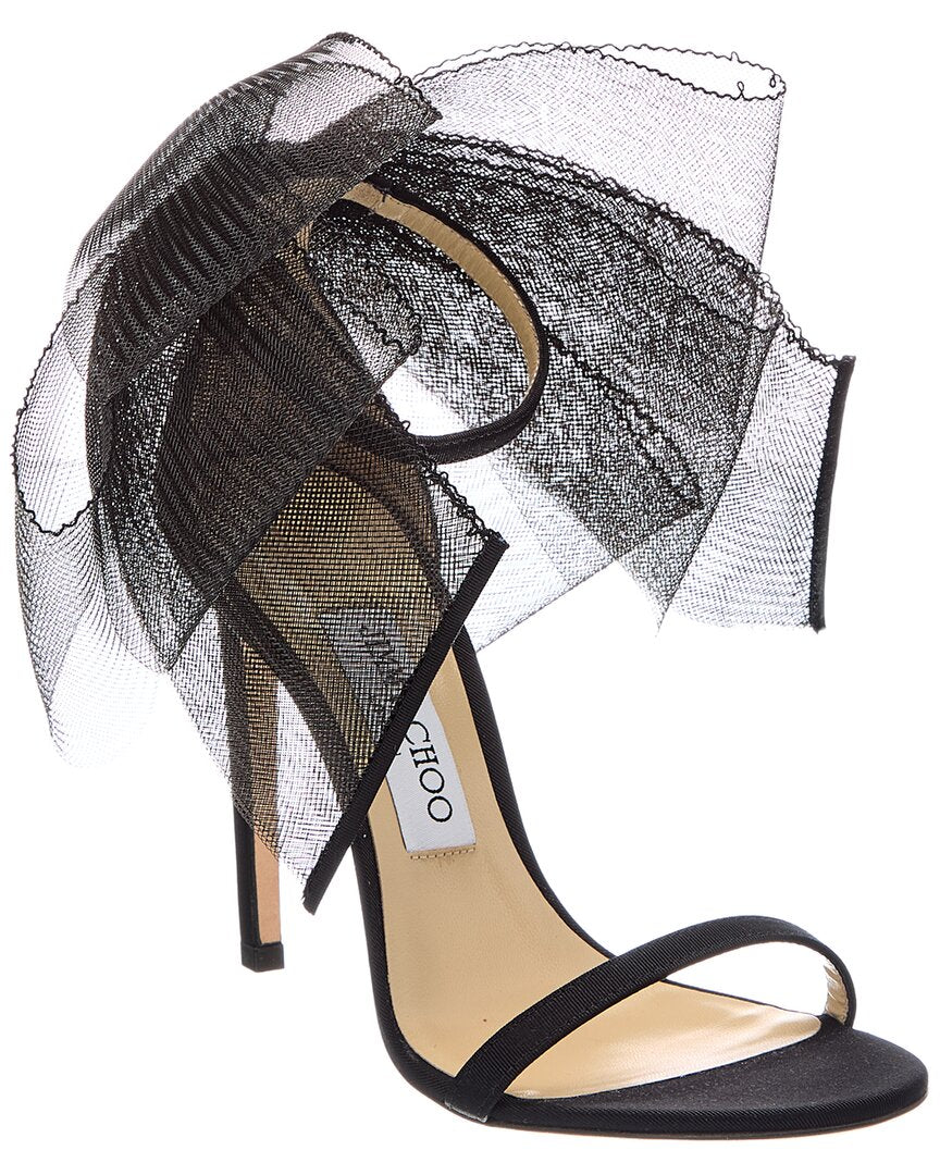 Jimmy Choo Aveline 100 Suede Sandal