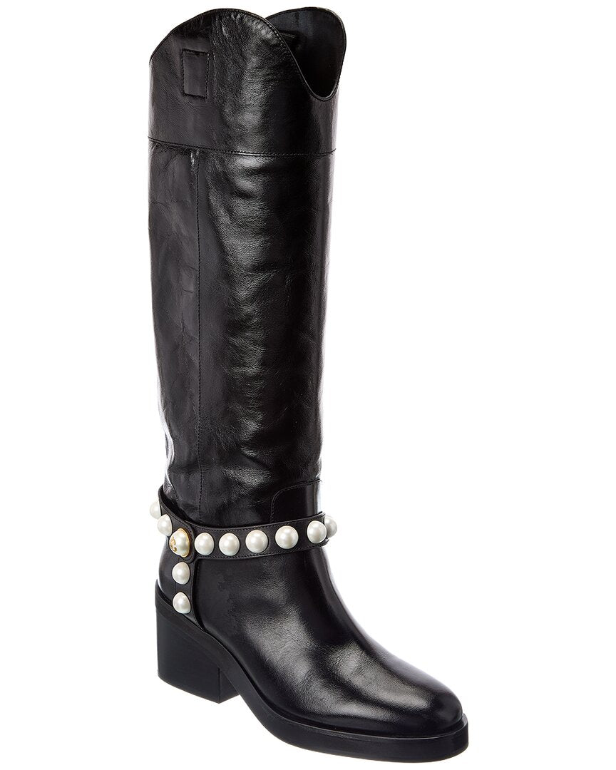 Jimmy Choo Jimmy Choo Tonya A 70 Leather Knee-High Boot
