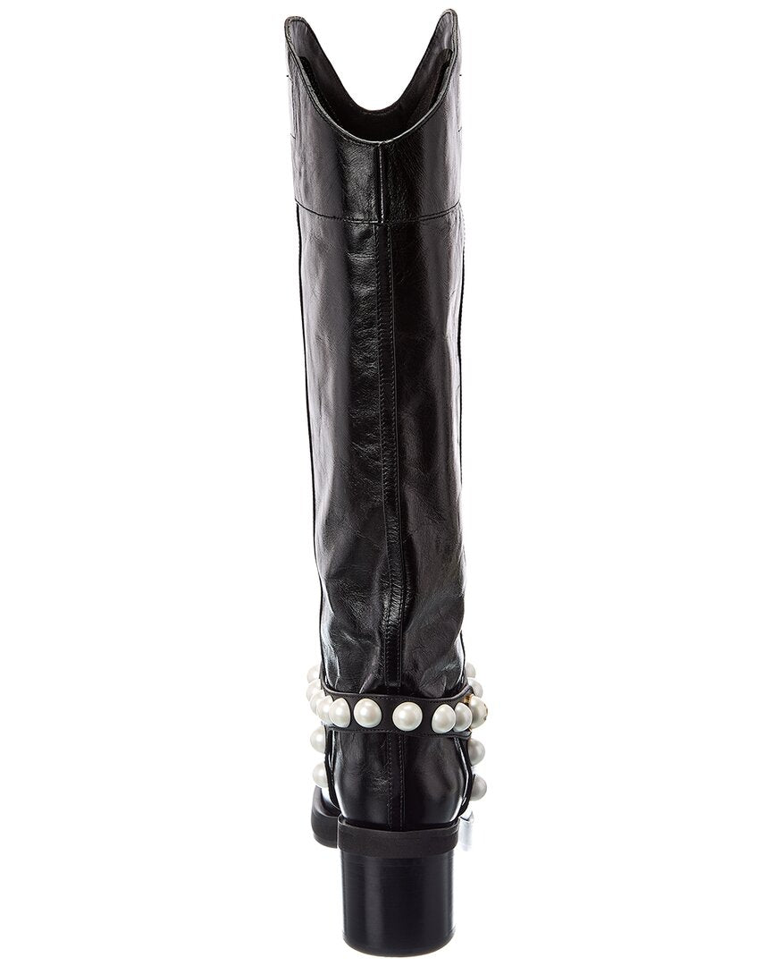 Jimmy Choo Jimmy Choo Tonya A 70 Leather Knee-High Boot
