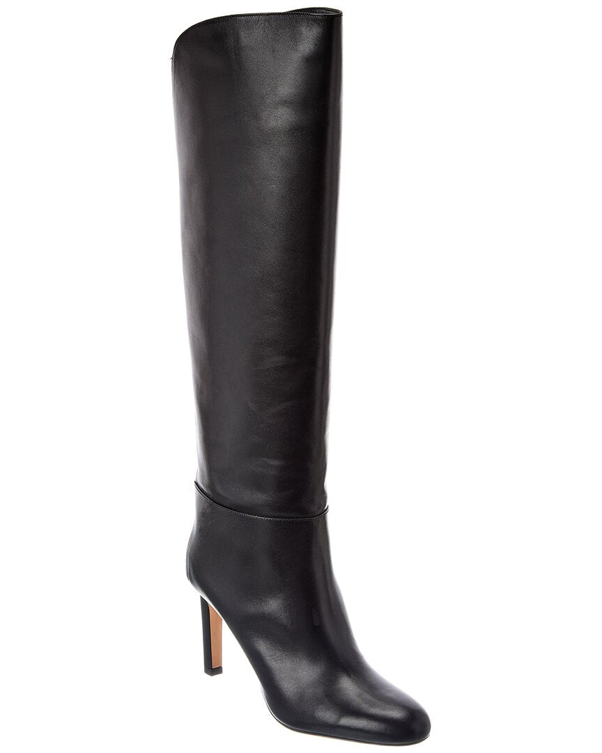 Jimmy Choo Jimmy Choo Karter 85 Leather Knee-High Boot