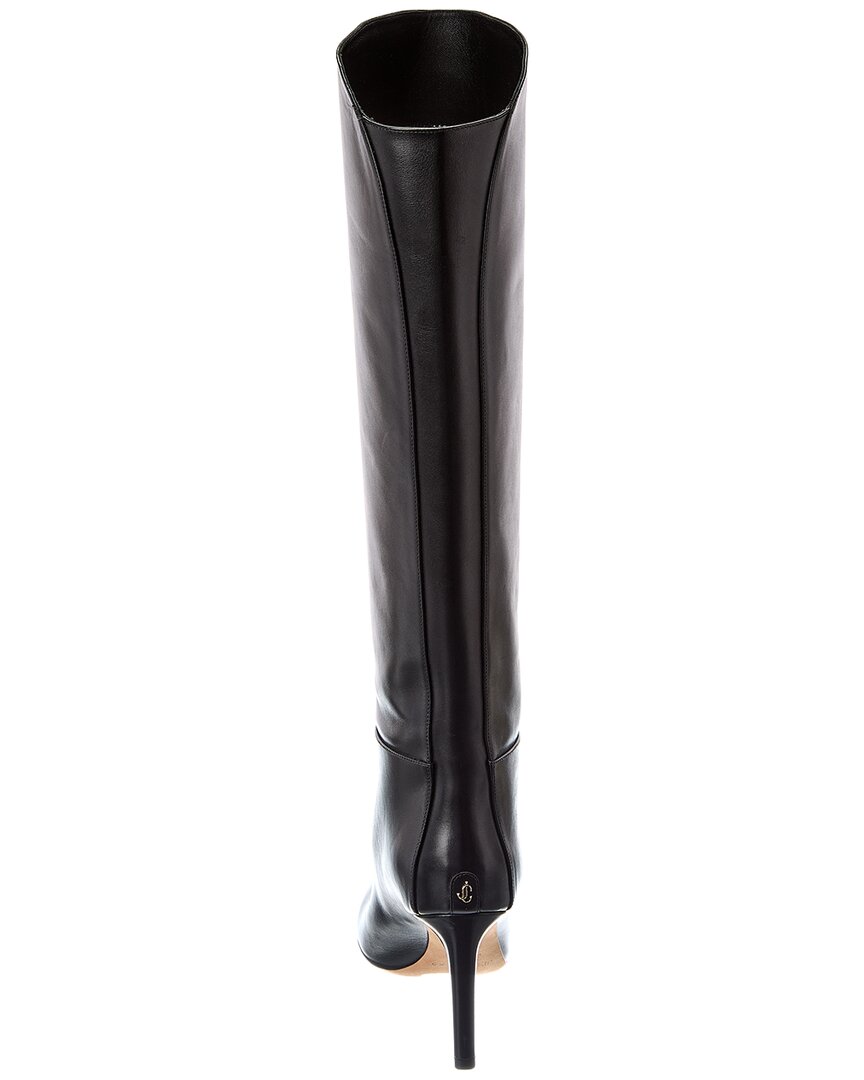 Jimmy Choo Jimmy Choo Karter 85 Leather Knee-High Boot
